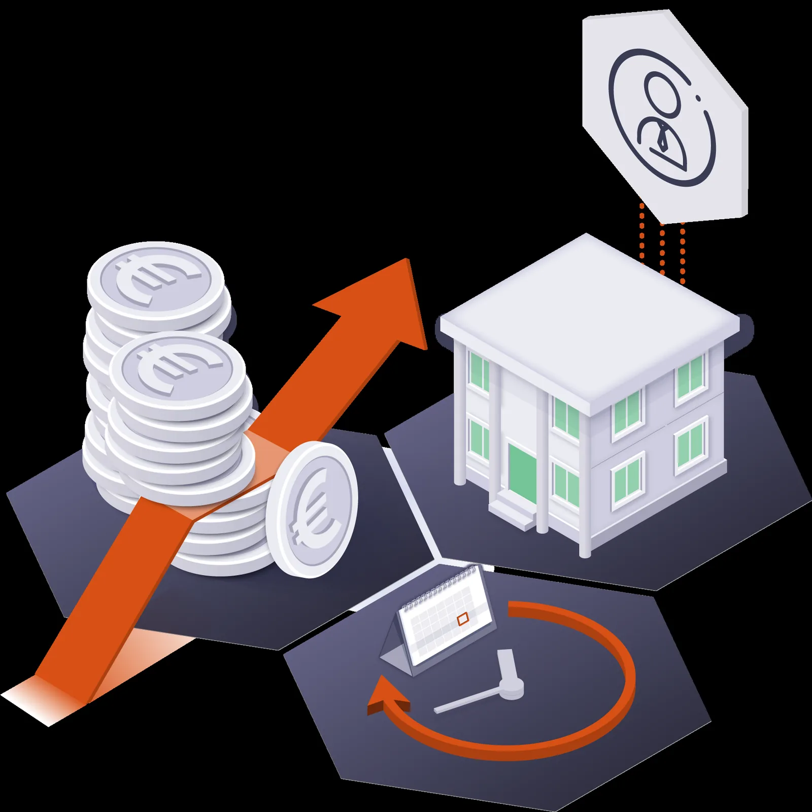 Illustration representing fragmented legacy workflows.