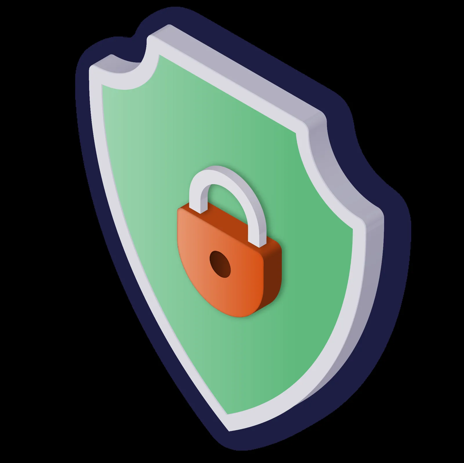 Illustration representing security monitoring and threat visibility.